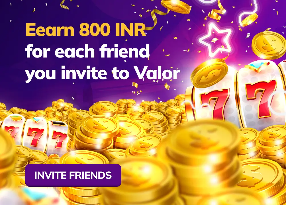 Valor Bet casino India ⚡️ The best Casino service for gamblers-image